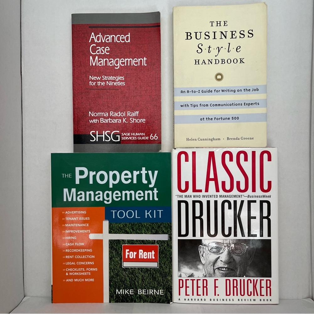 Lot of 4 Business Books